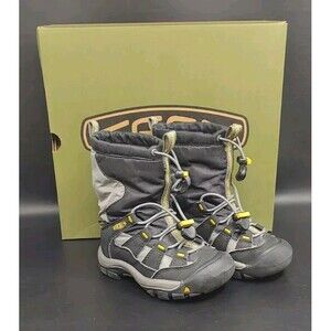 Keen Winterport Waterproof Boot Black/Gargoyle Children US 8 #1021874 Winter